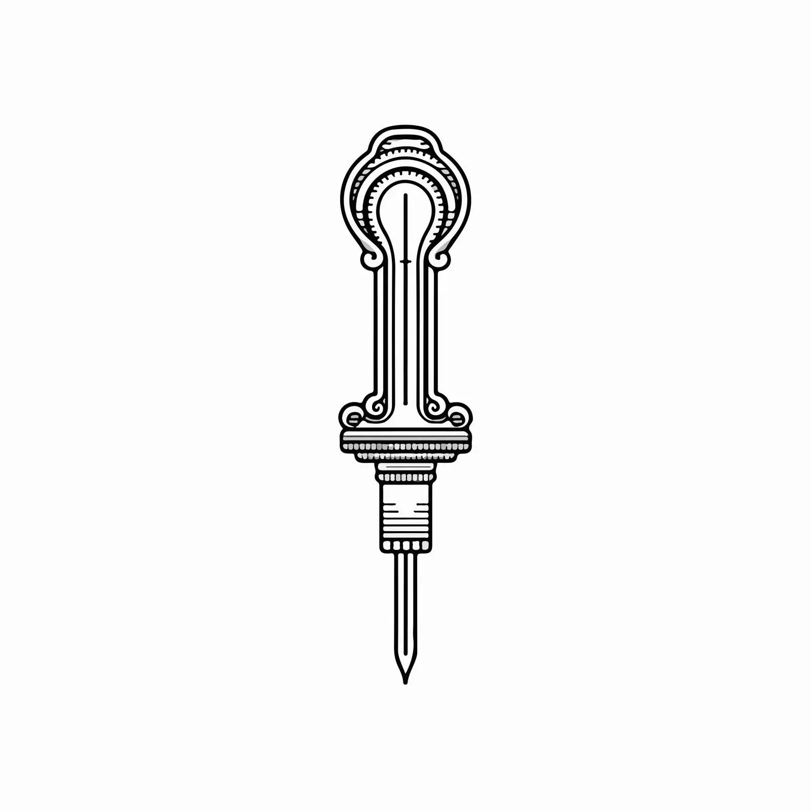 Level Tool Applique Line Art Vector — free download from Dotvec
