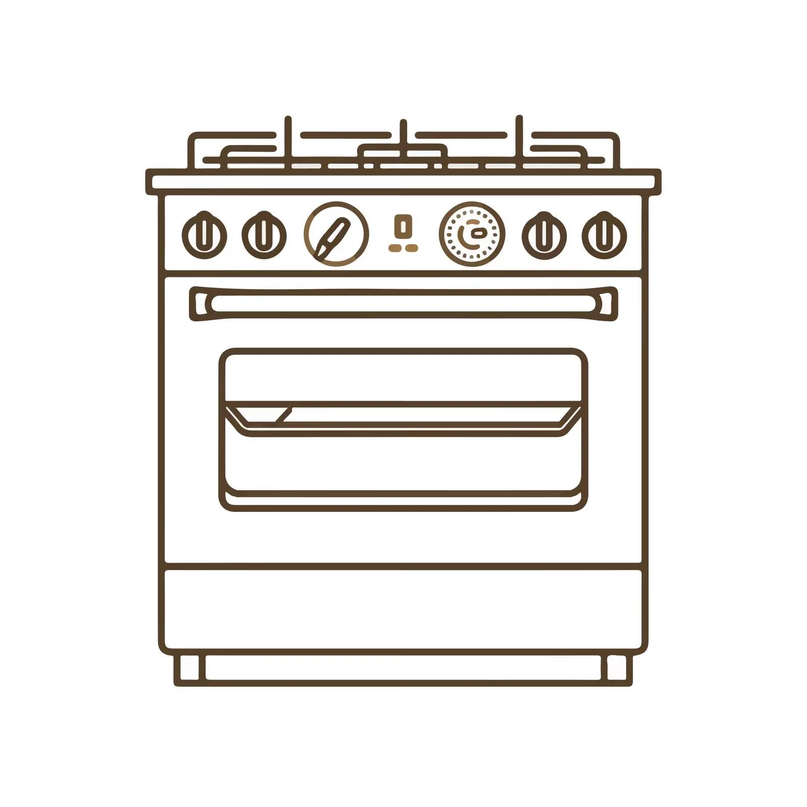 Applique Oven Embroidery Vector Design — free download from Dotvec