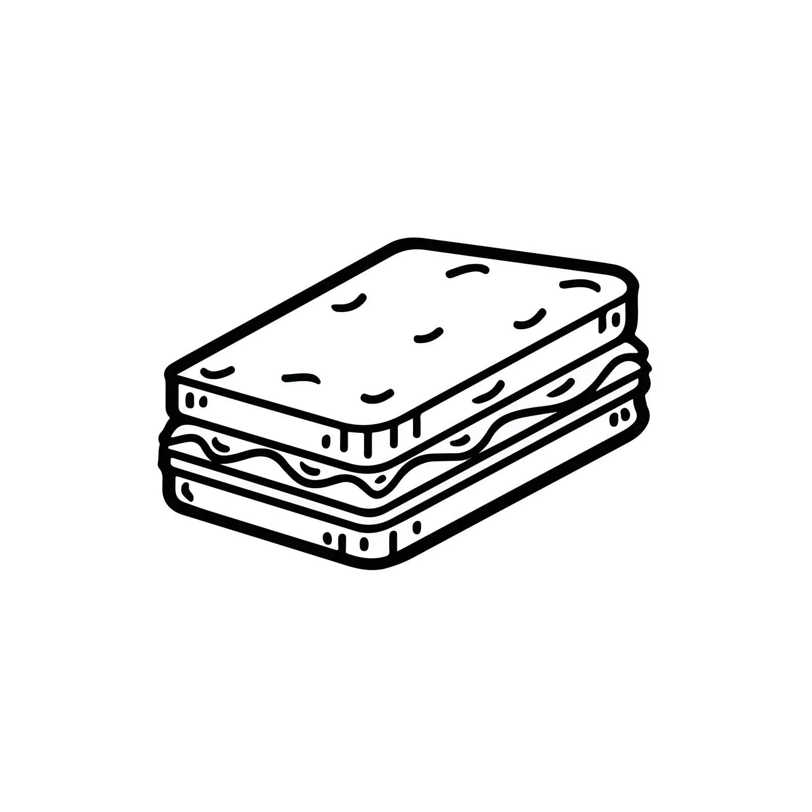 Applique Sandwich Embroidery Vector Art — free download from Dotvec