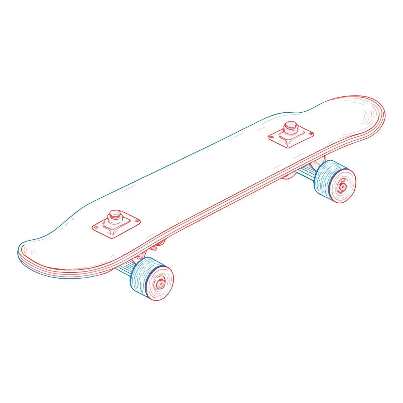 Skateboard Embroidery Applique Line Art Vector — free download from Dotvec