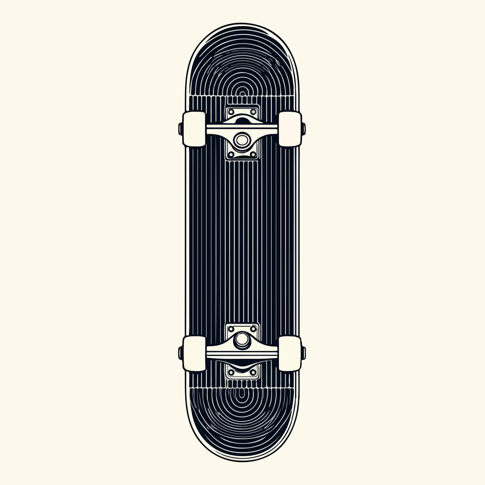 Skateboard Applique Line Art Embroidery Vector — free download from Dotvec
