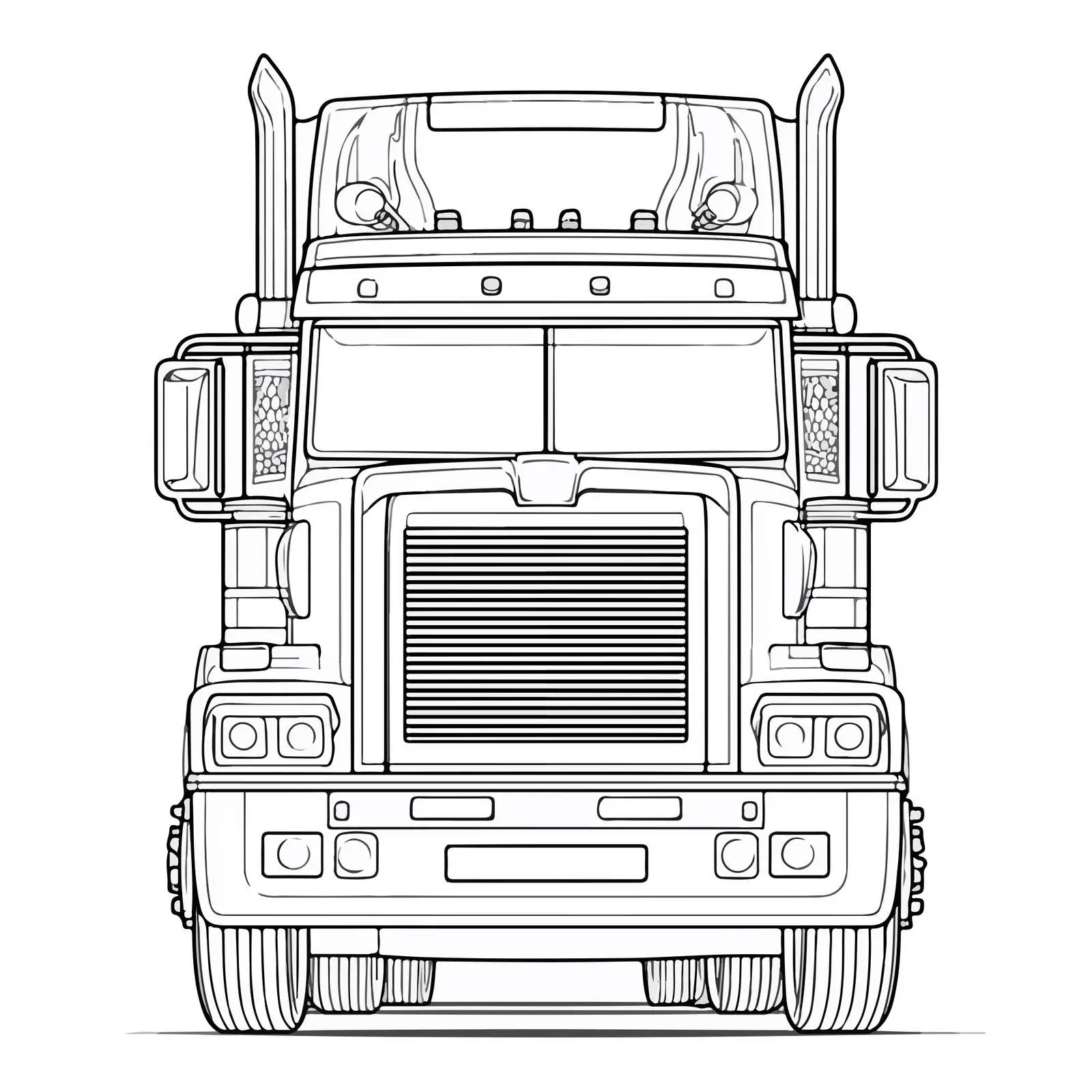 Truck Applique Embroidery Line Art Design — free download from Dotvec