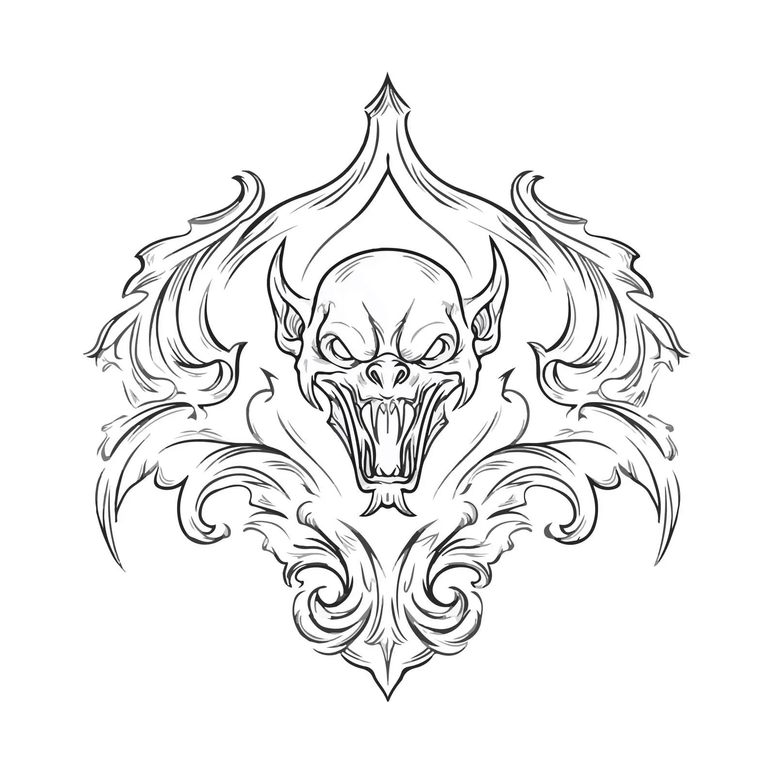 Vampire Applique Embroidery Vector Art — free download from Dotvec