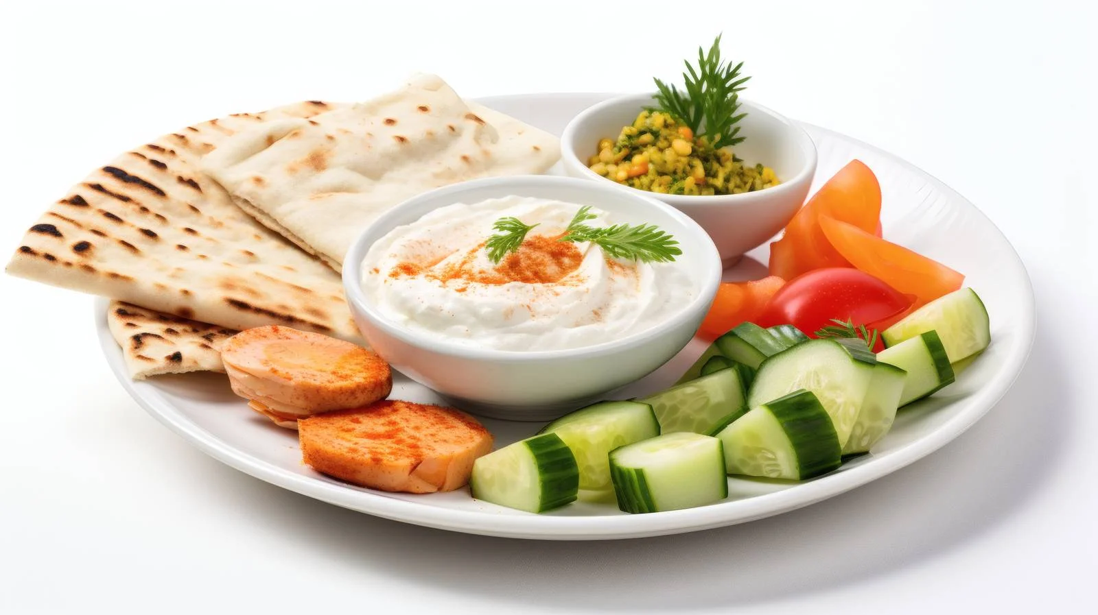 Exquisite Arabic Breakfast Spread with Labneh — free download from Dotvec