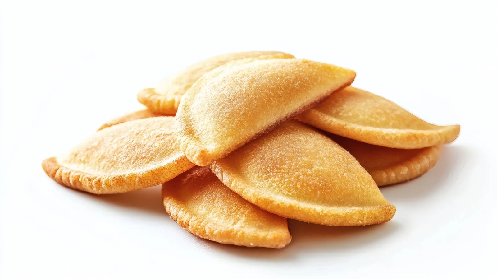 Exquisite Arabic Qatayef Dessert on White — free download from Dotvec