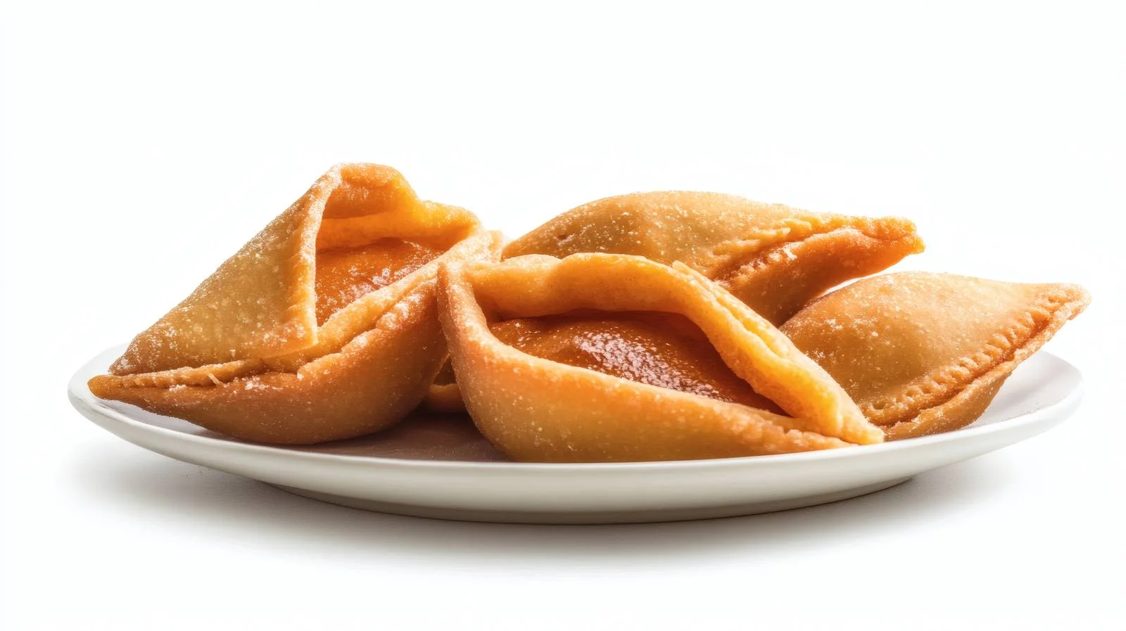 Traditional Arabic Qatayef Dessert on White — free download from Dotvec