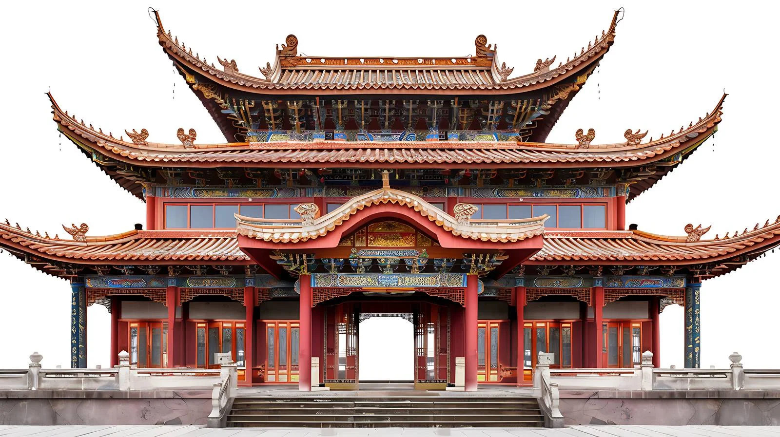 Sedalaranggou Buddhist Academy Architecture Overview — free download from Dotvec