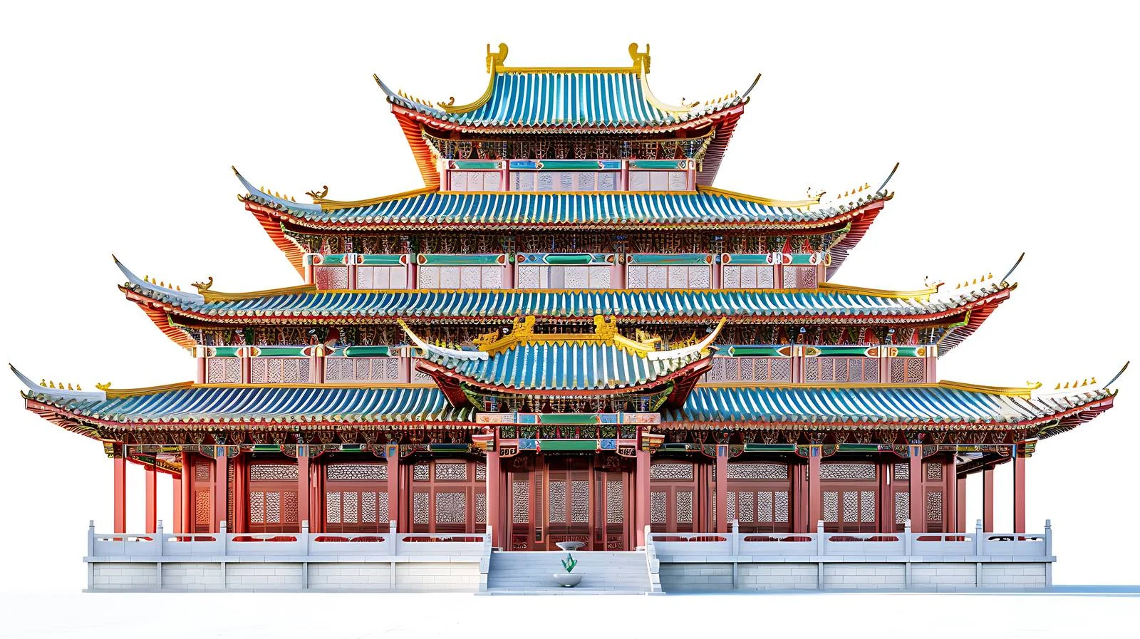 Sacred Architecture at Sichuan Buddhist Academy — free download from Dotvec