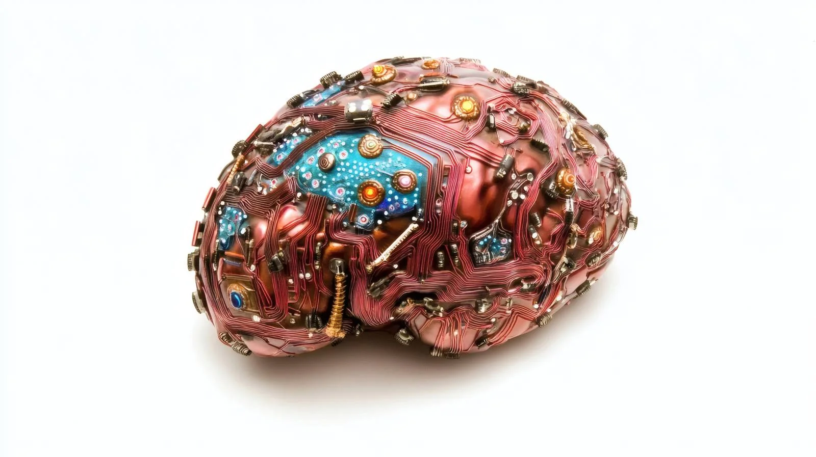 Advanced Brain Model on Clear Background — free download from Dotvec