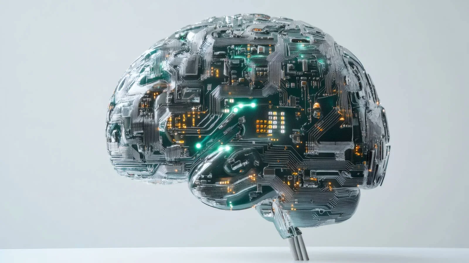 Advanced Cognitive Processor on White Background — free download from Dotvec