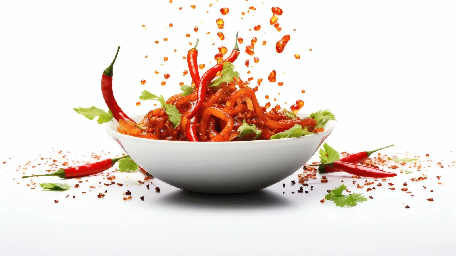 Exquisite Asian Culinary Theme on White Background — free download from Dotvec