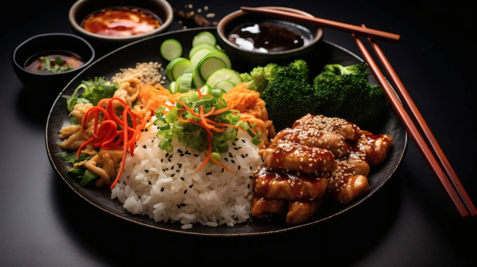 Exquisite Asian Culinary Diversity on White — free download from Dotvec