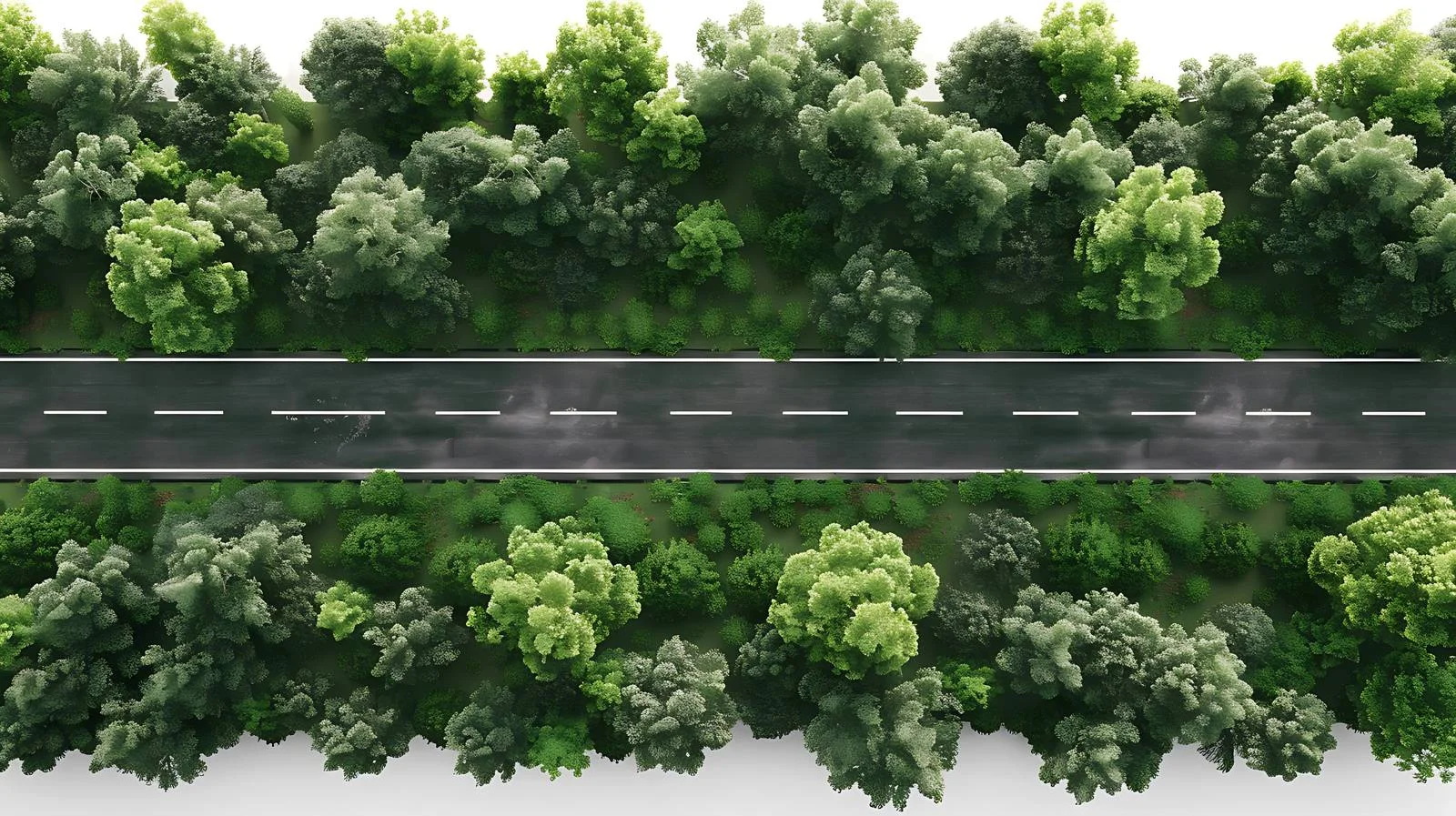 Aerial view of forest road isolation — free download from Dotvec