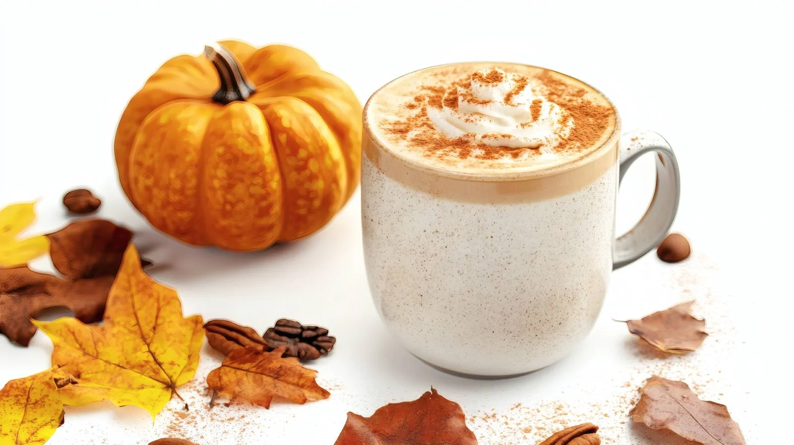 Festive Pumpkin Spice Latte Coffee Delight — free download from Dotvec