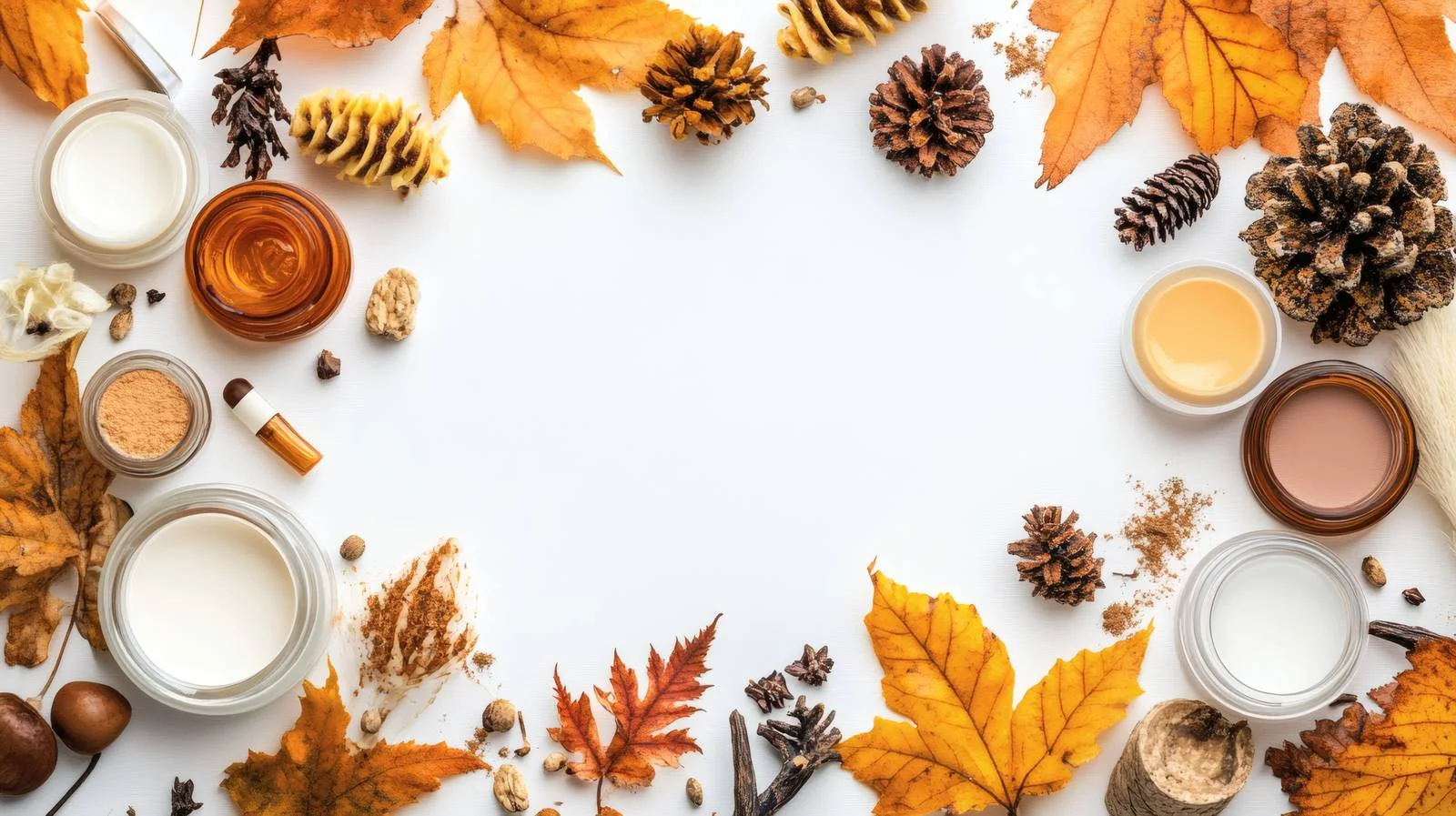 Autumn Skin Essentials White Background Product — free download from Dotvec