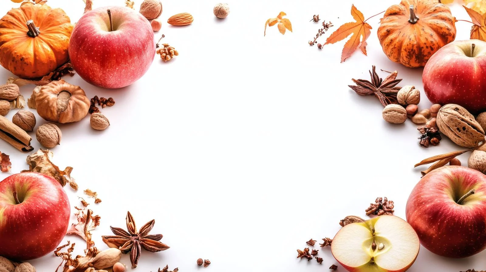 Fall Baking Scene with Harvest Ingredients — free download from Dotvec