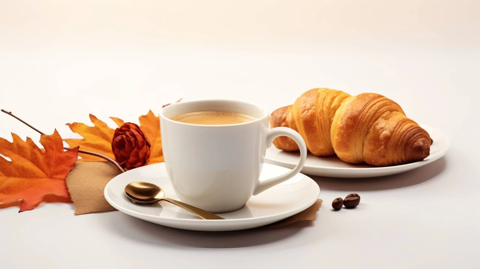 Autumnal Vibes: Coffee and Croissants Set — free download from Dotvec