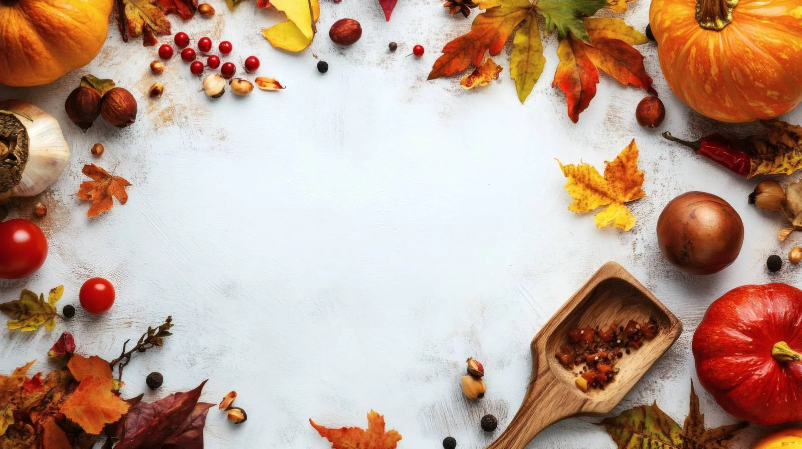 Fall Cooking Scene on White Background — free download from Dotvec