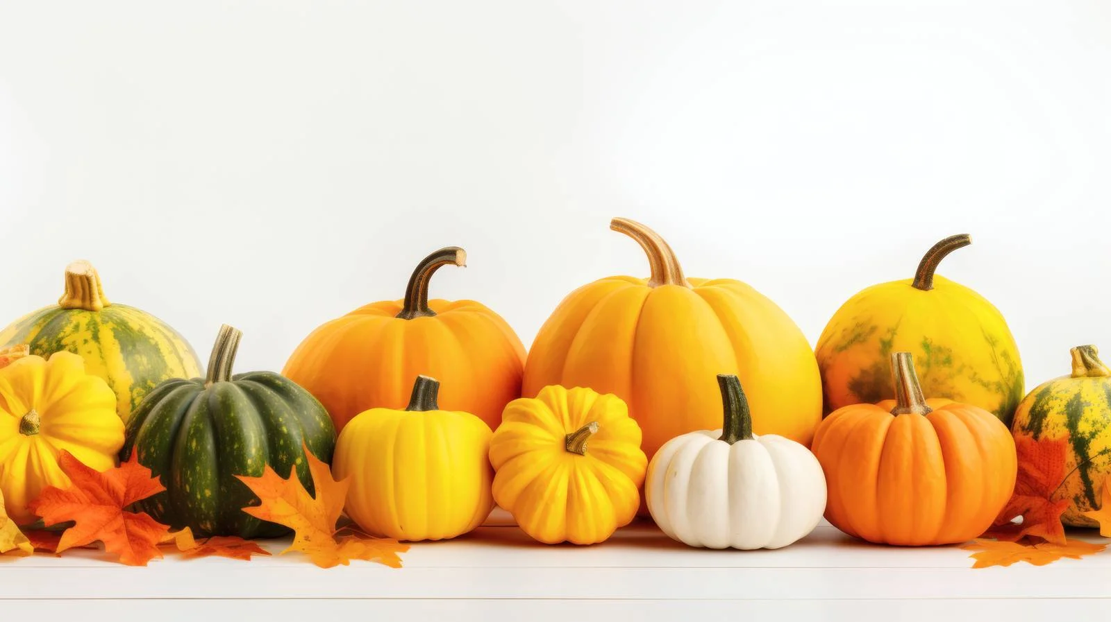 Fall Harvest with White Pumpkins — free download from Dotvec