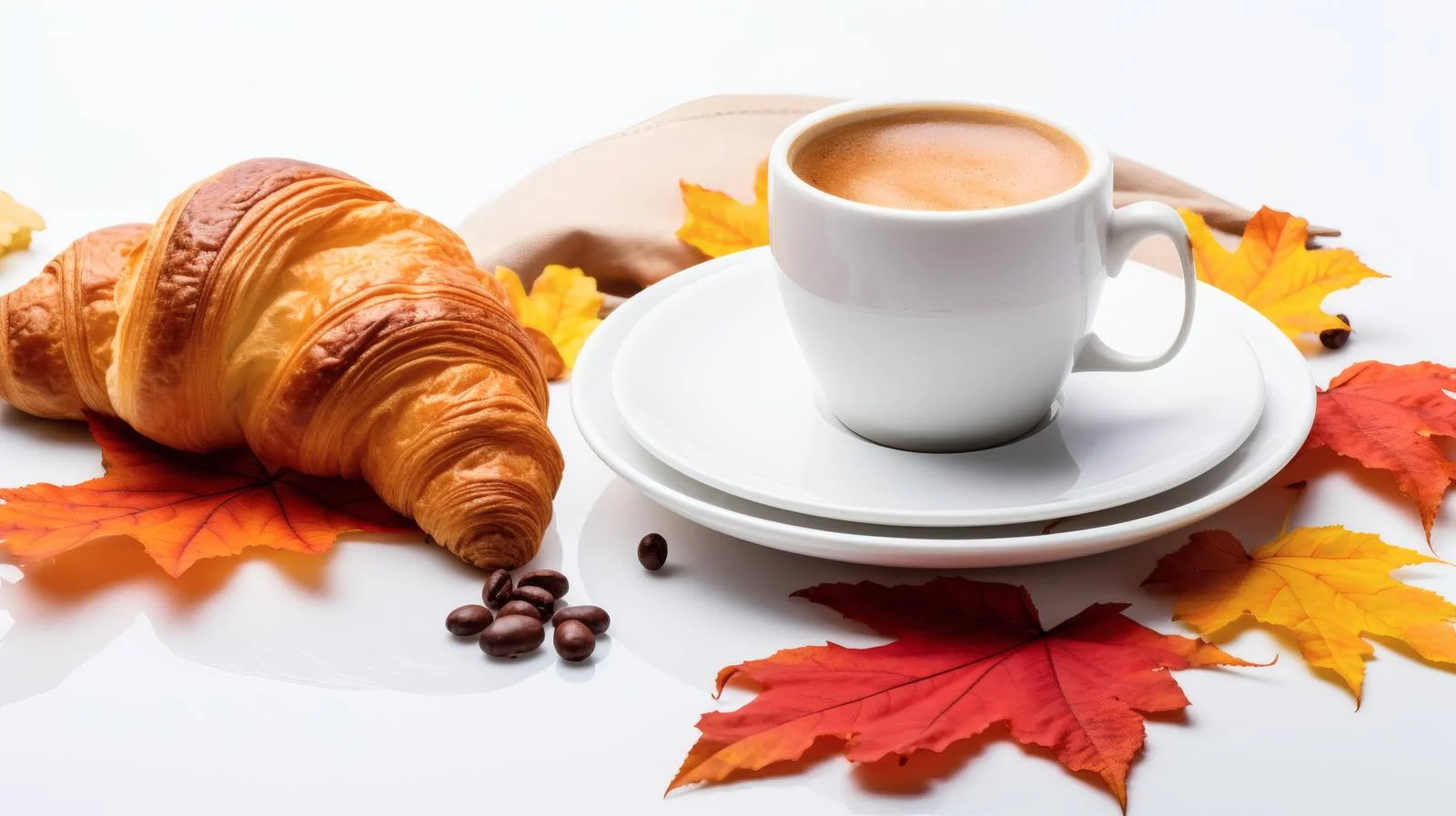 Cozy Autumn Breakfast Setting with Coffee — free download from Dotvec