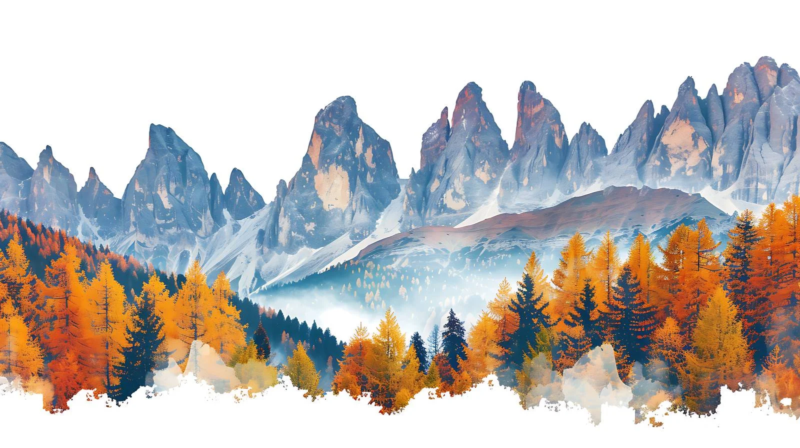 Serene Italian Dolomites in Autumn Light — free download from Dotvec