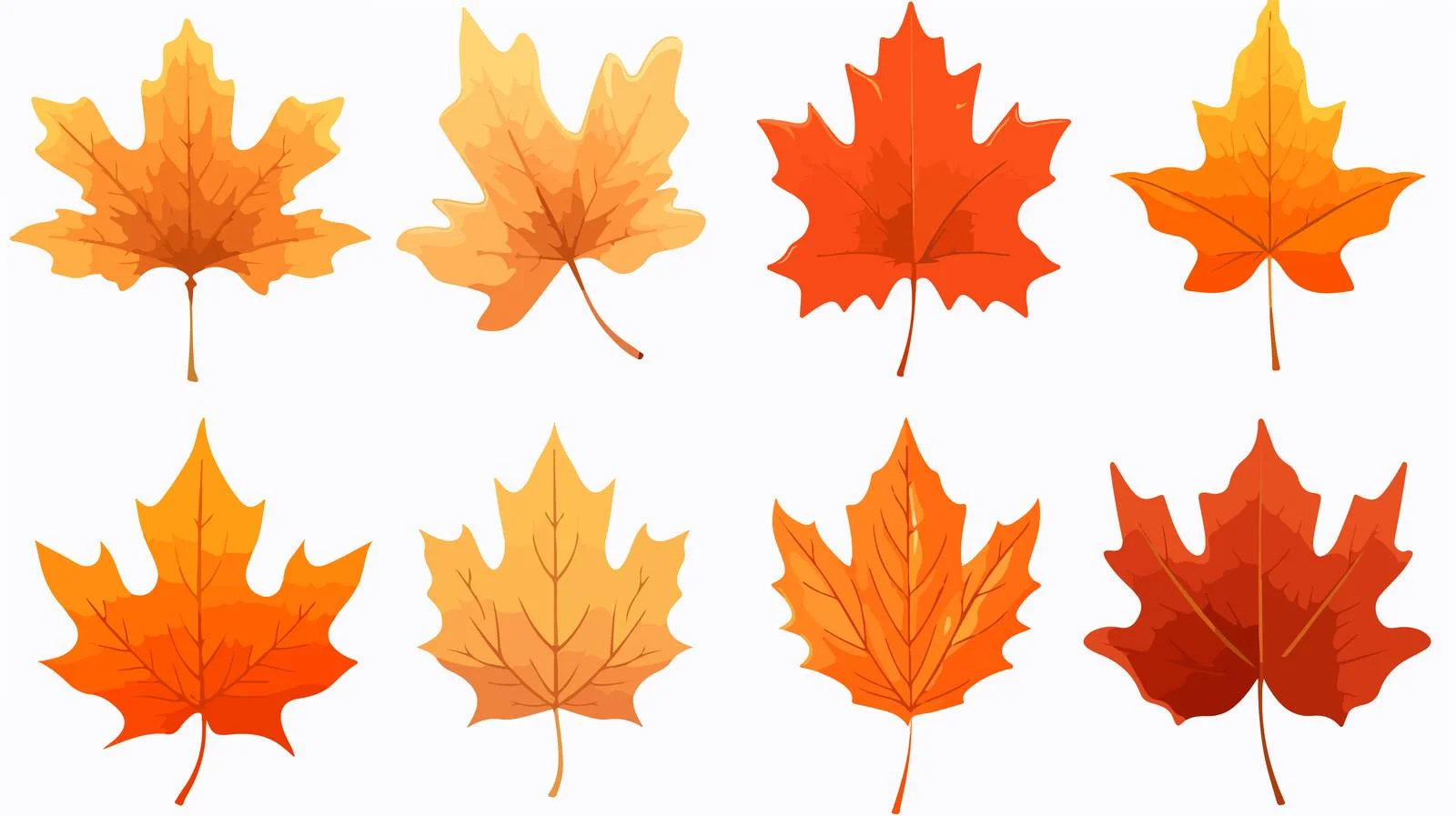 Autumn Maple Leaves Collection — free download from Dotvec