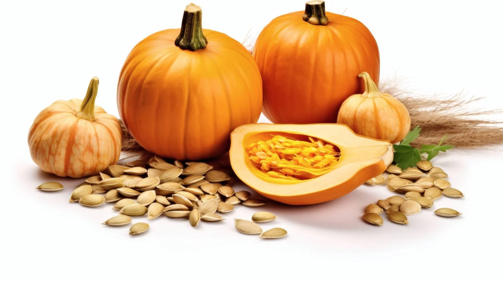 Fall Pumpkin Cooking Ingredients on White — free download from Dotvec
