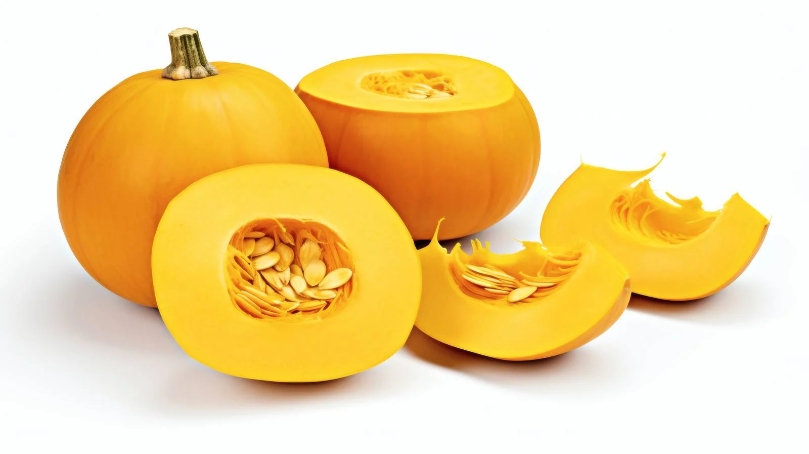 Sliced Autumn Pumpkin for Cooking Recipe — free download from Dotvec