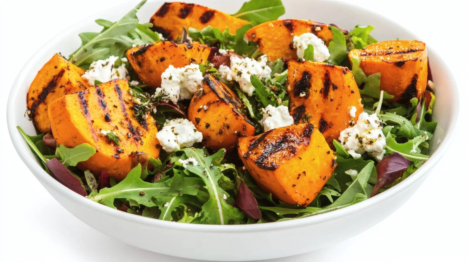 Savor Autumn Salad: Grilled Pumpkin Delight — free download from Dotvec