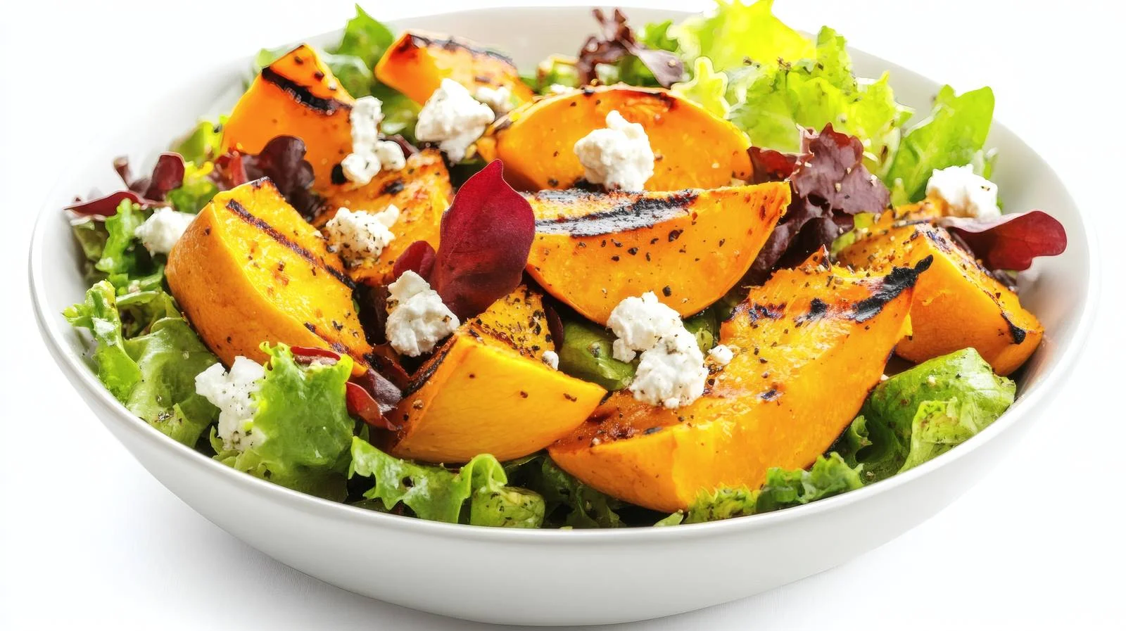 Savoring Autumn: Grilled Pumpkin & Goat Cheese Salad — free download from Dotvec