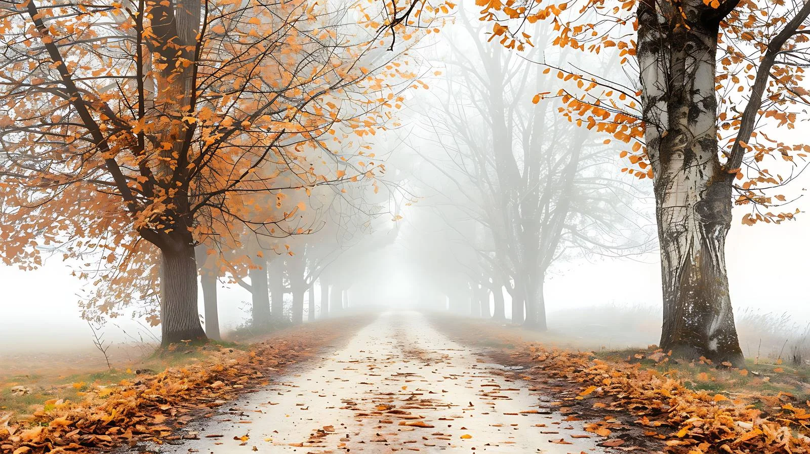 Enchanted Path through Misty Woodland Clearing — free download from Dotvec