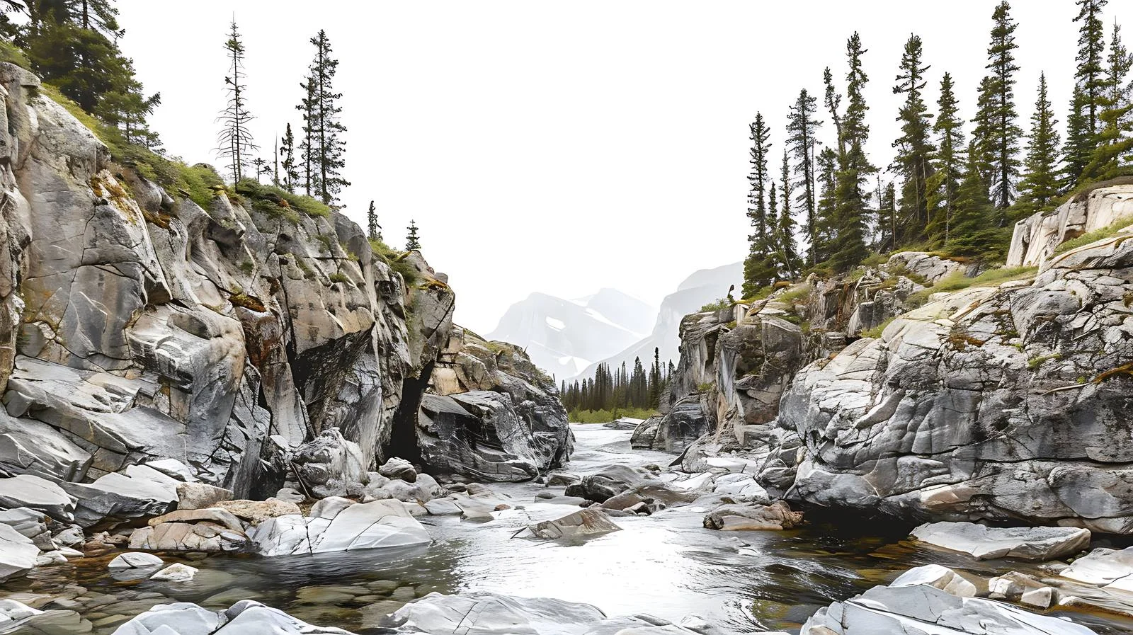 Tranquil Avlanche Creek, Glacier National Park — free download from Dotvec