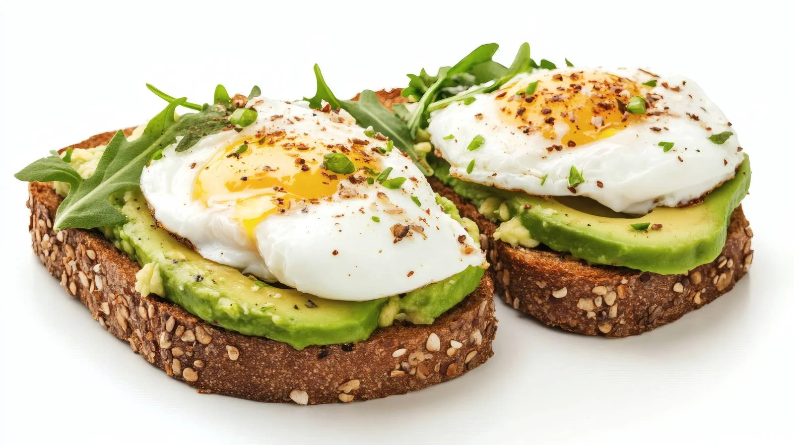 Nutritious Avocado Egg Sandwich on White — free download from Dotvec