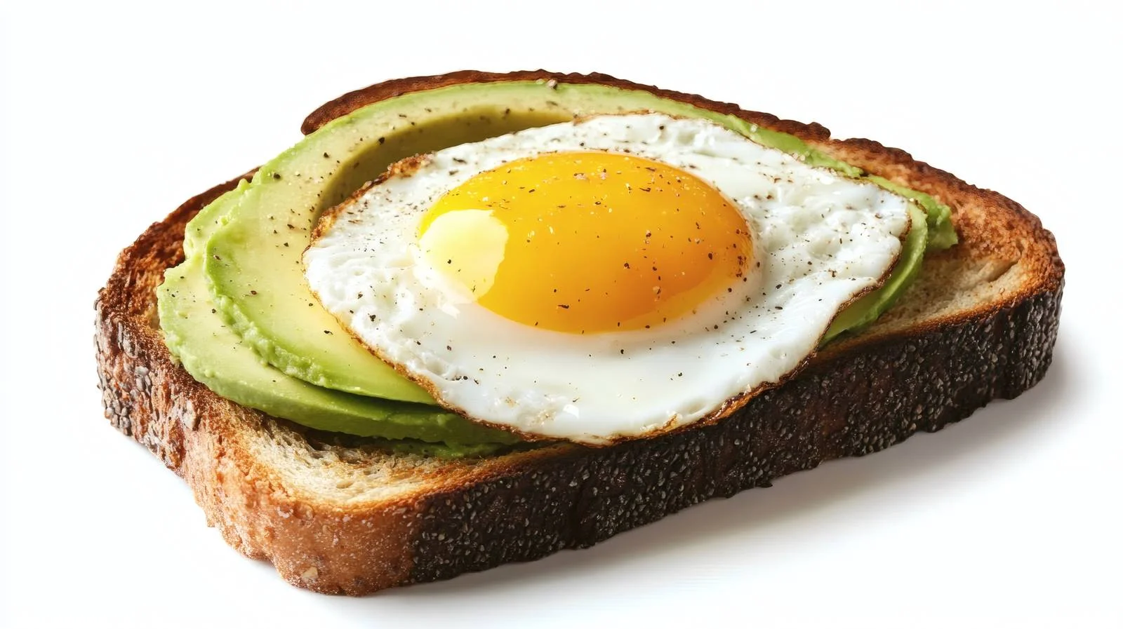Delicious Avocado Toast with Fried Egg — free download from Dotvec