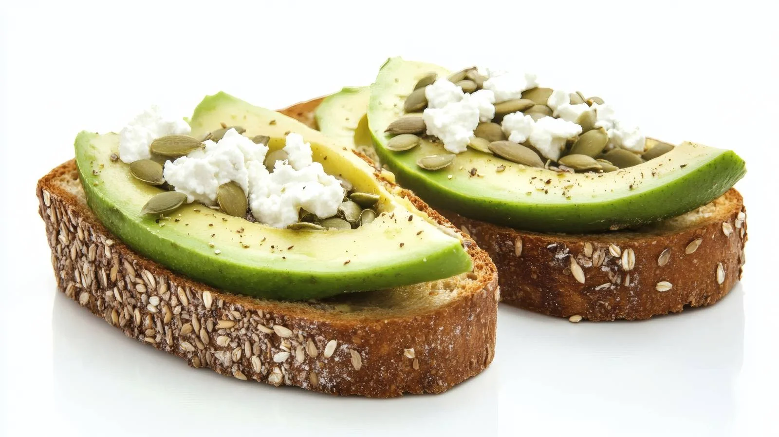 Gourmet Avocado Toast Goat Cheese Breakfast — free download from Dotvec