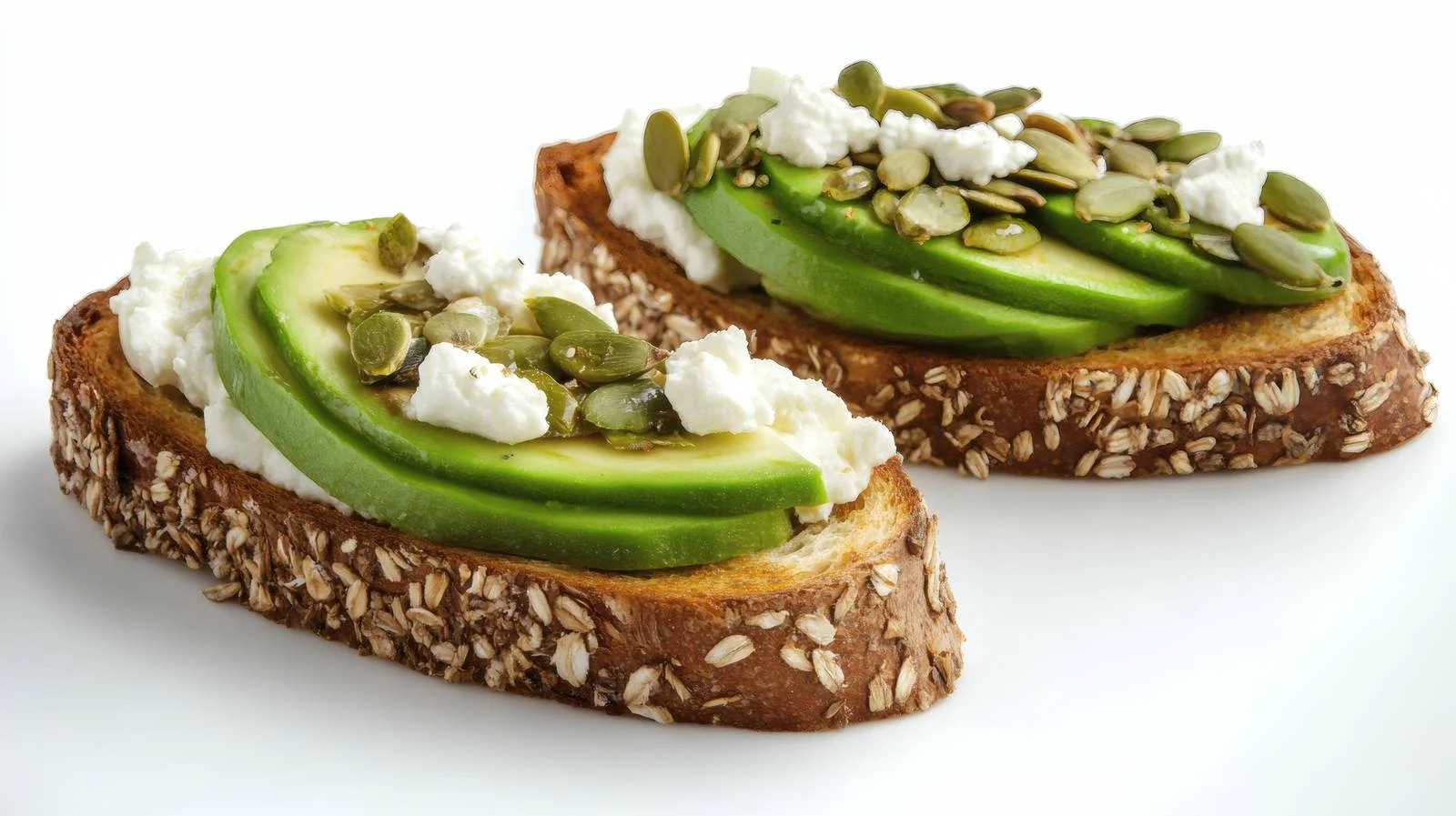 Gourmet Avocado Toast with Goat Cheese — free download from Dotvec