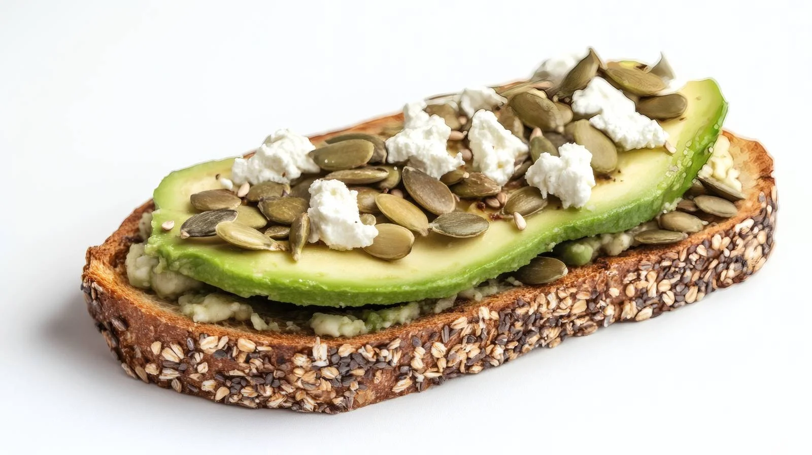 Exquisite Avocado Toast with Goat Cheese — free download from Dotvec