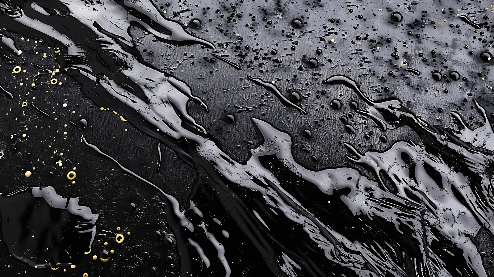 Dark Oil Spill Texture on Park Asphalt — free download from Dotvec