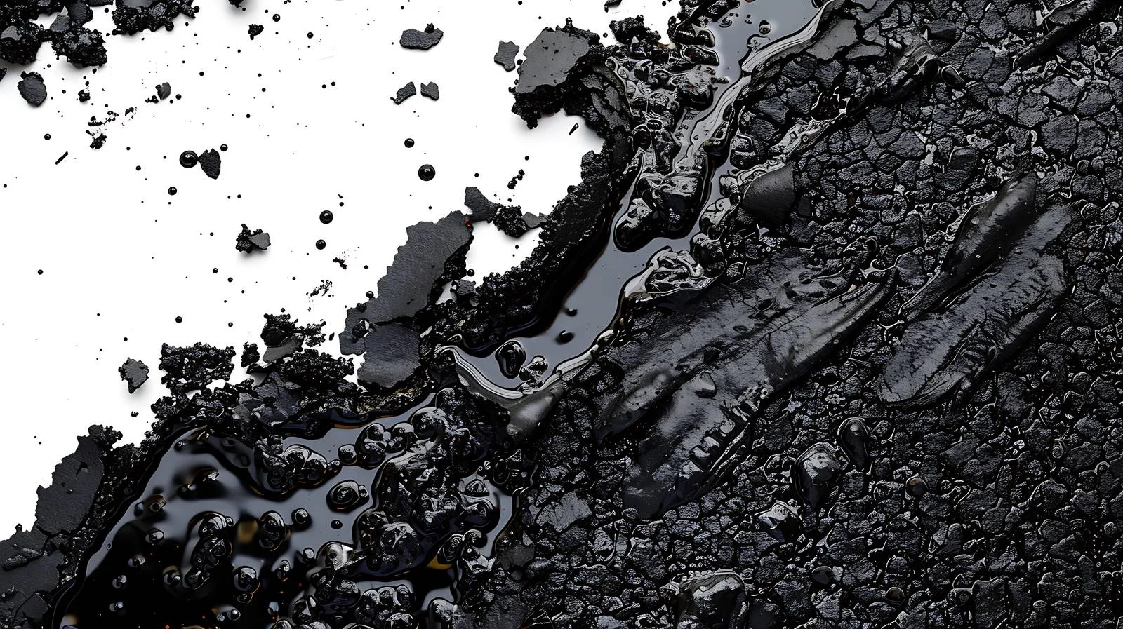 Dark Asphalt Park Oil Spill Texture — free download from Dotvec