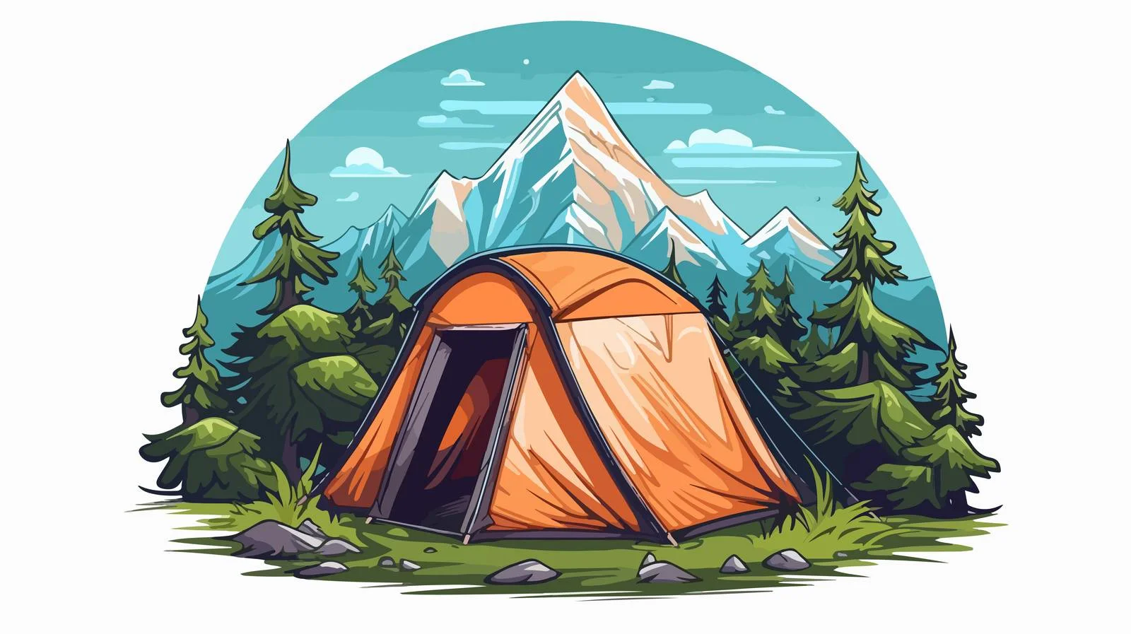 Outdoor Adventure Badge — free download from Dotvec
