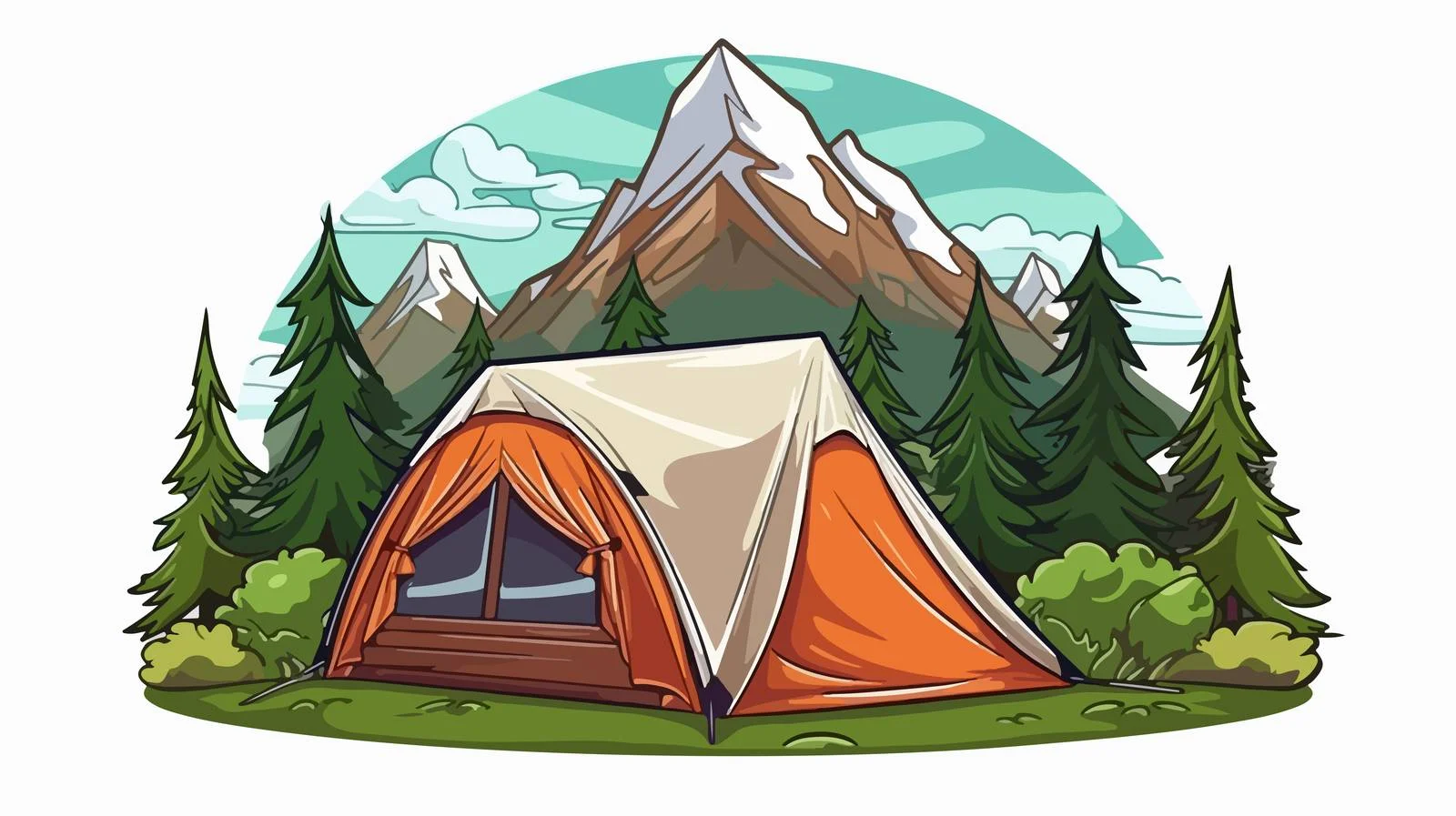 Wilderness Camping Badge — free download from Dotvec