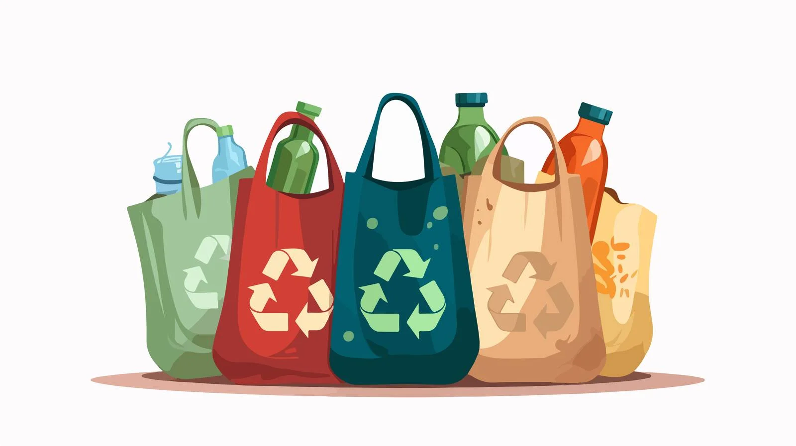 Sustainable Bags Campaign — free download from Dotvec