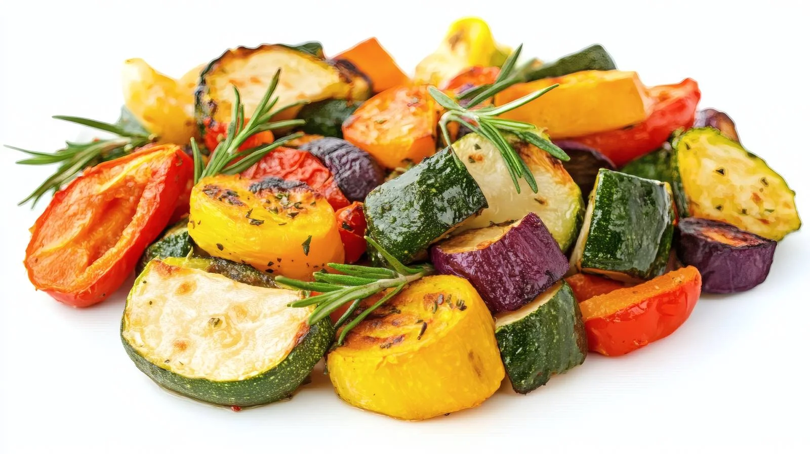Roasted Autumn Vegetables on White Background — free download from Dotvec