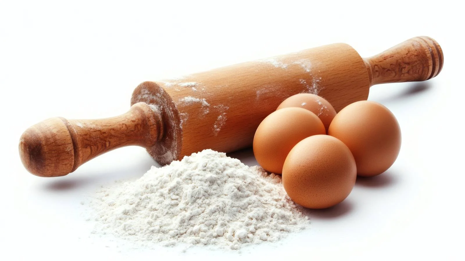 Traditional Baking Scene with Flour and Rolling Pin — free download from Dotvec