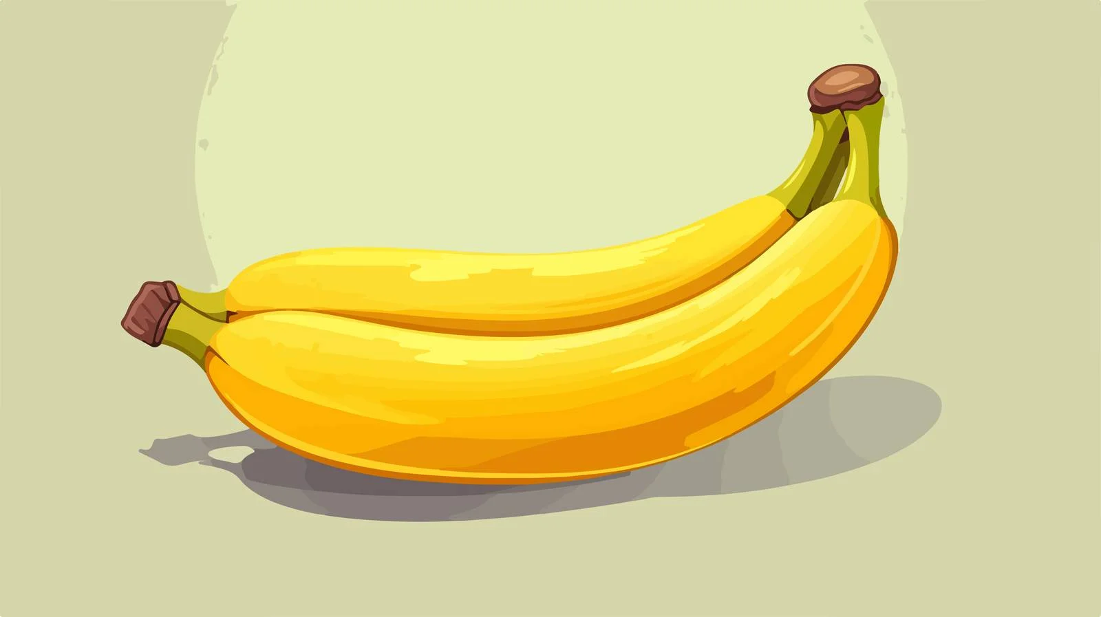 Yellow Ripe Bananas Vector Design — free download from Dotvec