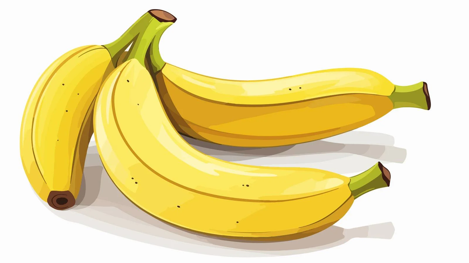 Vibrant Ripe Yellow Banana Vector Design — free download from Dotvec