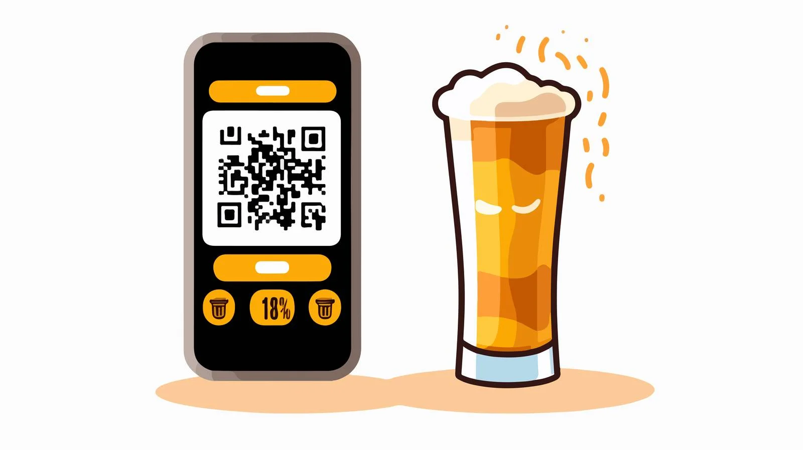 Barcode Scanning Process on Mobile Phone — free download from Dotvec