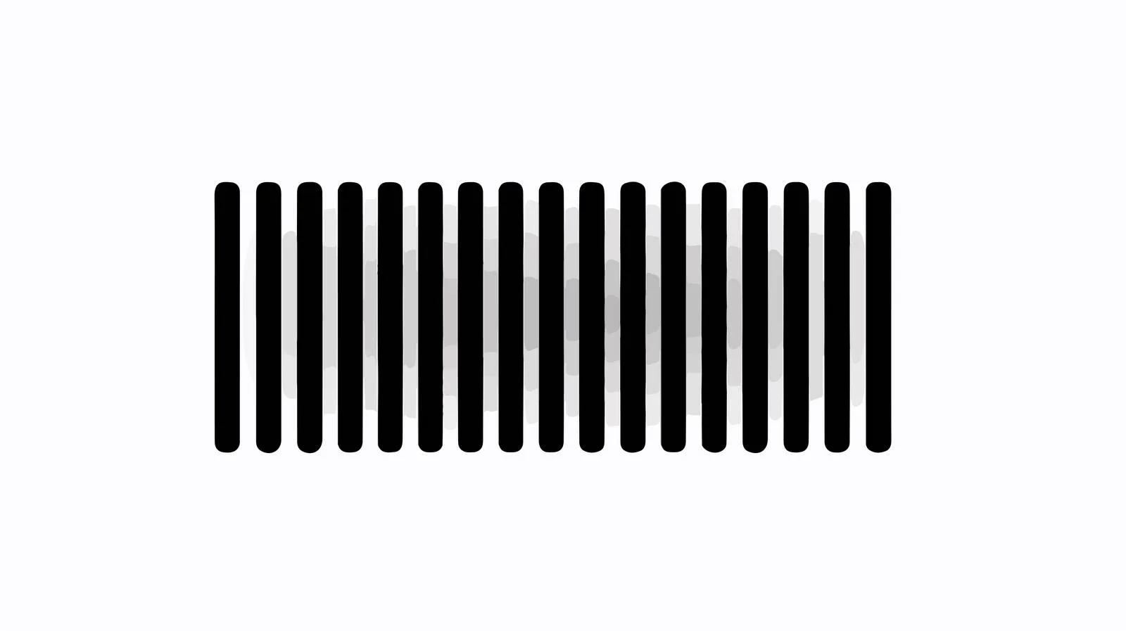 Scannable Almost Black Barcode Icon — free download from Dotvec