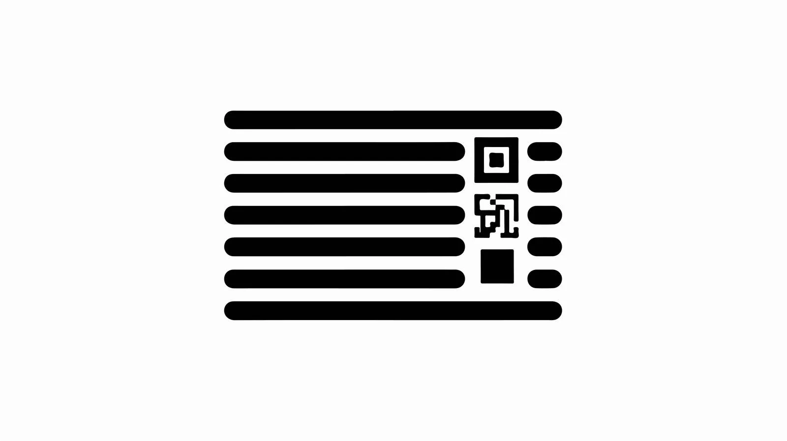 Scannable Barcode Icon — free download from Dotvec
