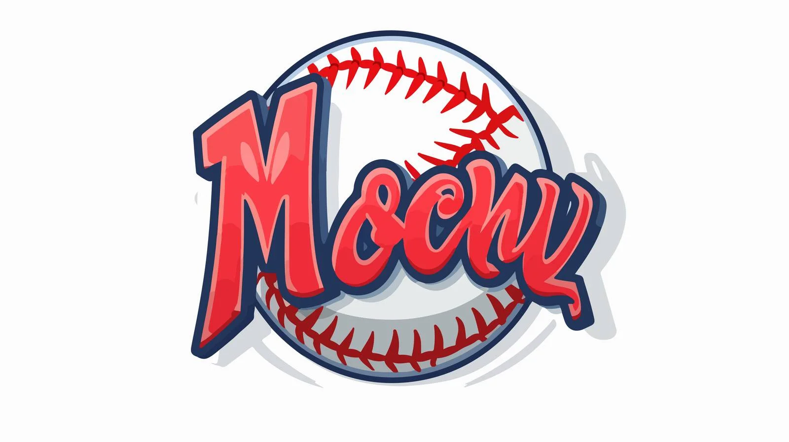 Baseball Mom Mother's Day Text Design — free download from Dotvec